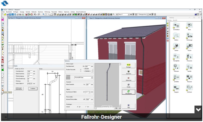 ArCon Professional Fallrohrdesigner