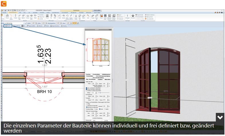 Bauteil Parameter
