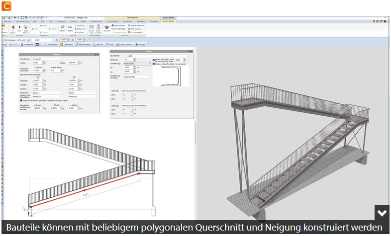 Bauteile beliebigen polygonalen Querschnitt