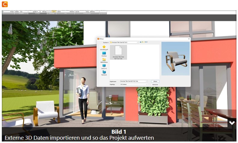 Externe 3D Daten