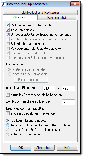 Dialog Advanced Generell