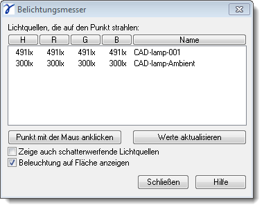 Dialog Advanced Settings Light Meter1