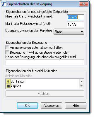 Dialog Animation Settings