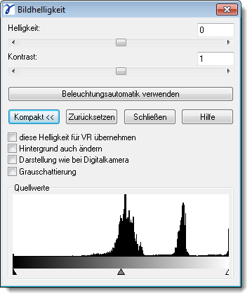 Dialog Image Brightness