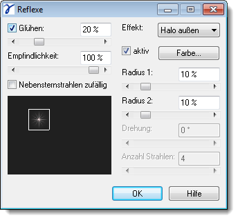 Dialog Material Properties Highlight Refelction1