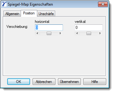 Dialog Material Properties Reflection Map Position
