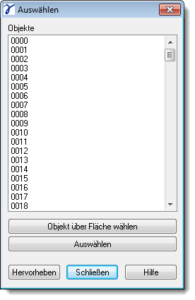 Dialog Selection by Object