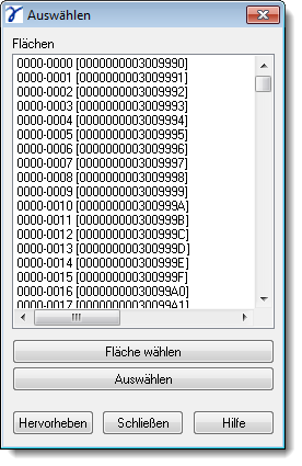 Dialog Selection by Polygon