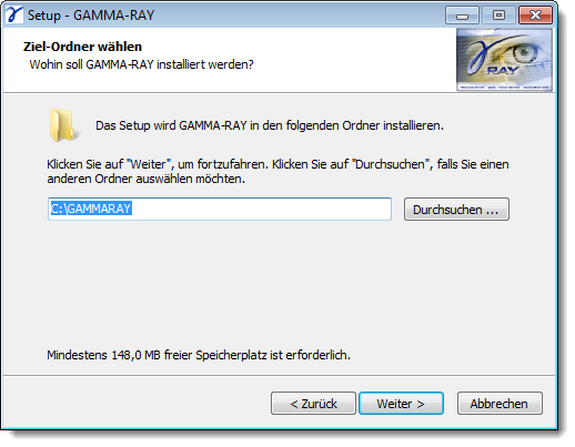 Dialog Setup Directory