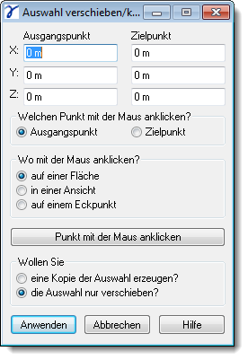 Dialog Transformation Move Copy