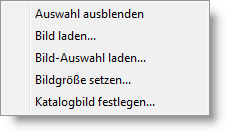 Menu Dialog Image Selection Settings