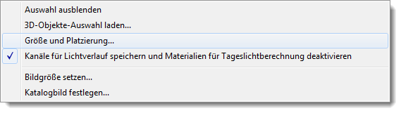 Menu Dialog Library Selection Settings