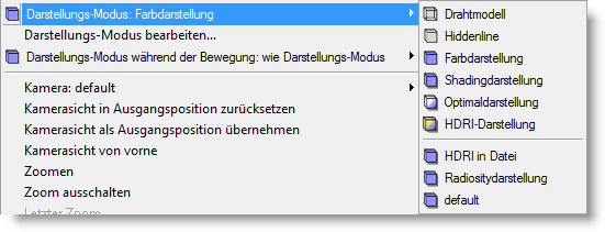 Mouse Menu Display-Mode