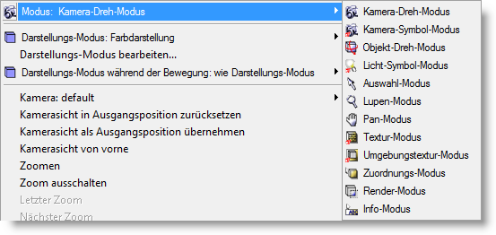 Mouse Menu Mouse Modes