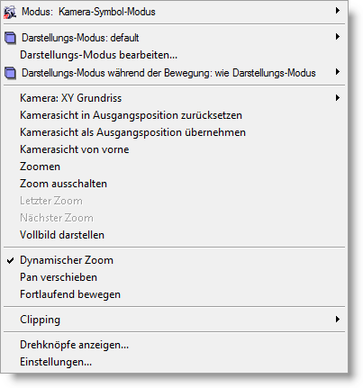 Right Mouse Menu Camera Symbol Mode1